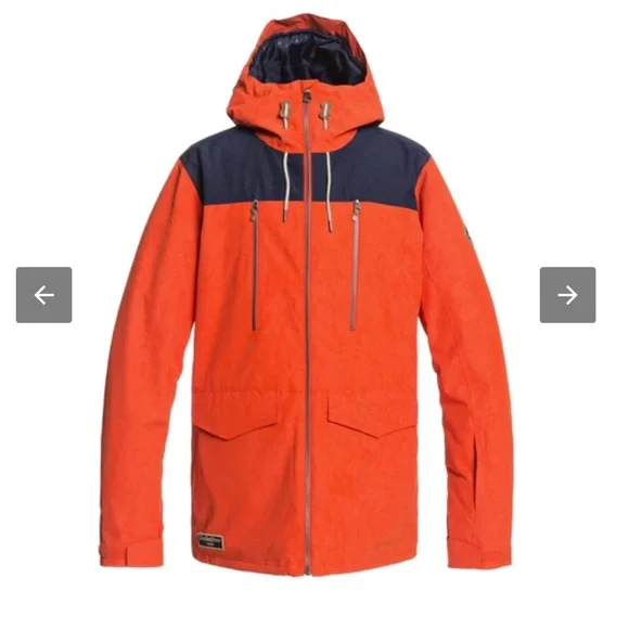❄️⛷ QUIKSILVER YOUTH- FAIRBANKS INSULATED SNOW JACKET NWT ⛷❄️ - Picture 11 of 11